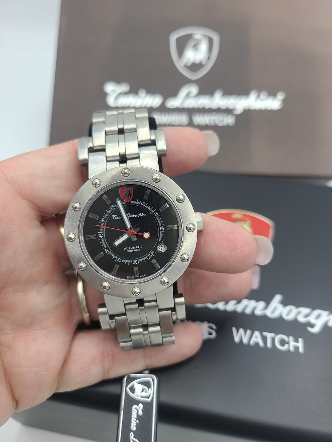 k810 Men's Stylish Tonino Lamborghini Ferruccio 2000 Limited Edition 1433/2000 Automatic Wristwatch