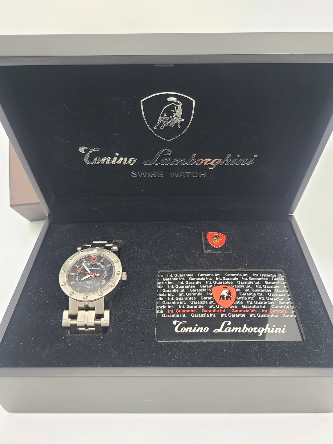 k810 Men's Stylish Tonino Lamborghini Ferruccio 2000 Limited Edition 1433/2000 Automatic Wristwatch