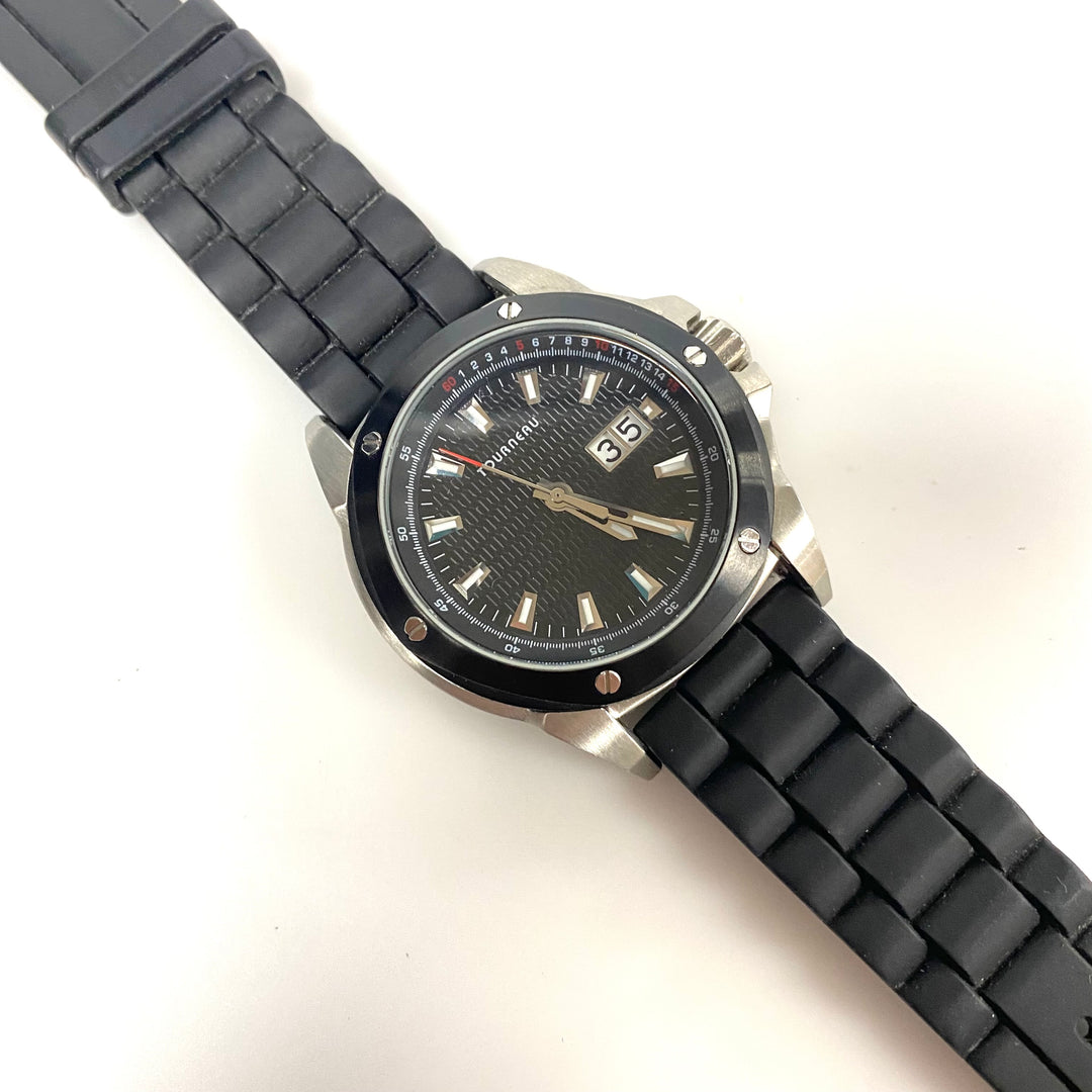 m729 Tourneau "Exclusive for Honda" (or Acura) Big Date Swiss Quartz Wrist Watch