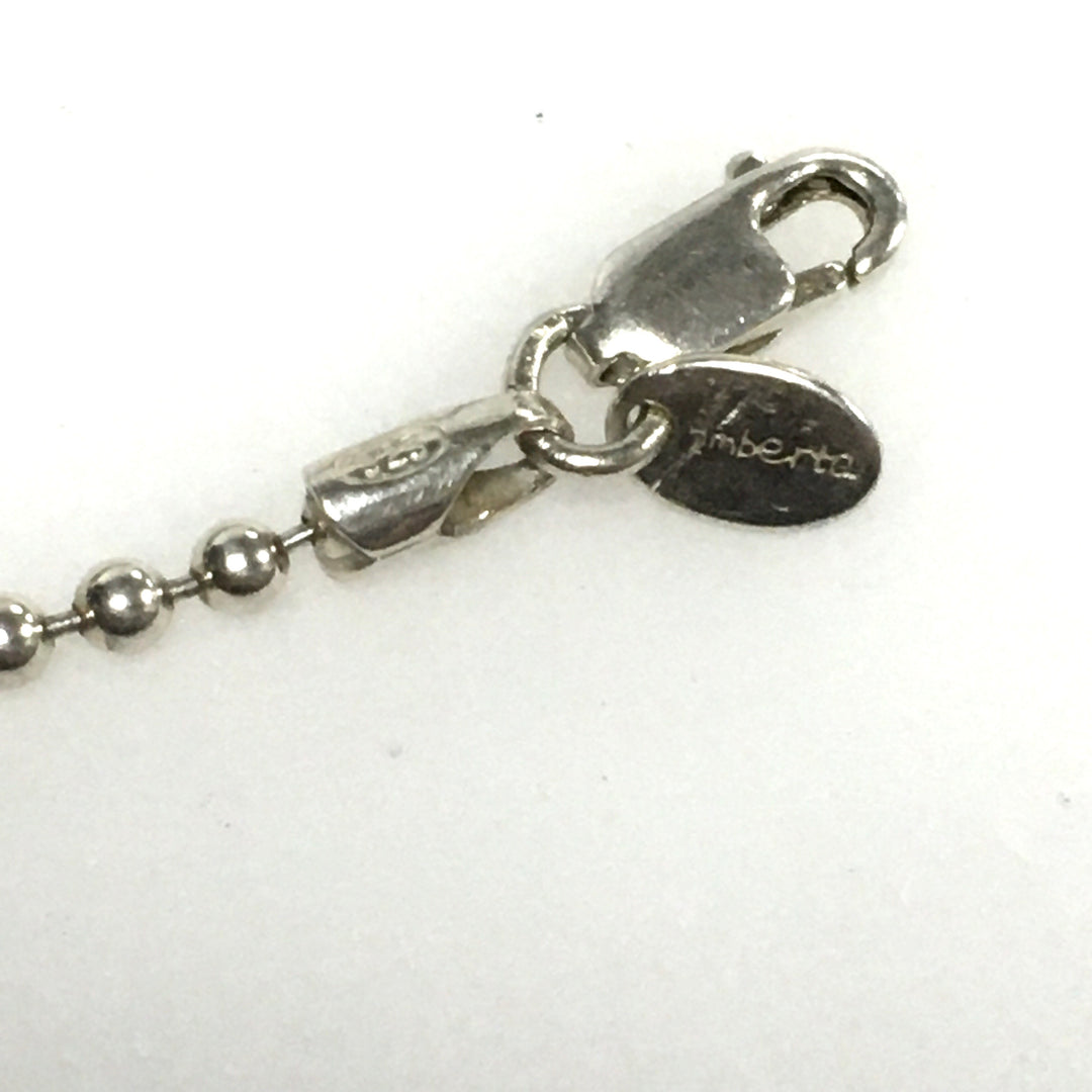 m739 Vintage 925 Sterling Silver Personalized Name Bracelet GRANDMA Letter Cubes
