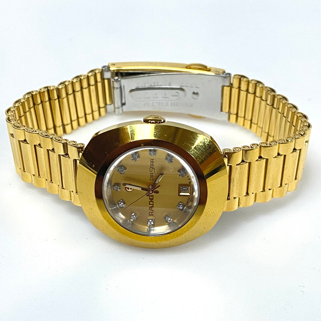 m751 Rado DiaStar Original Yellow Gold Filled Automatic (Jubilé series) Watch