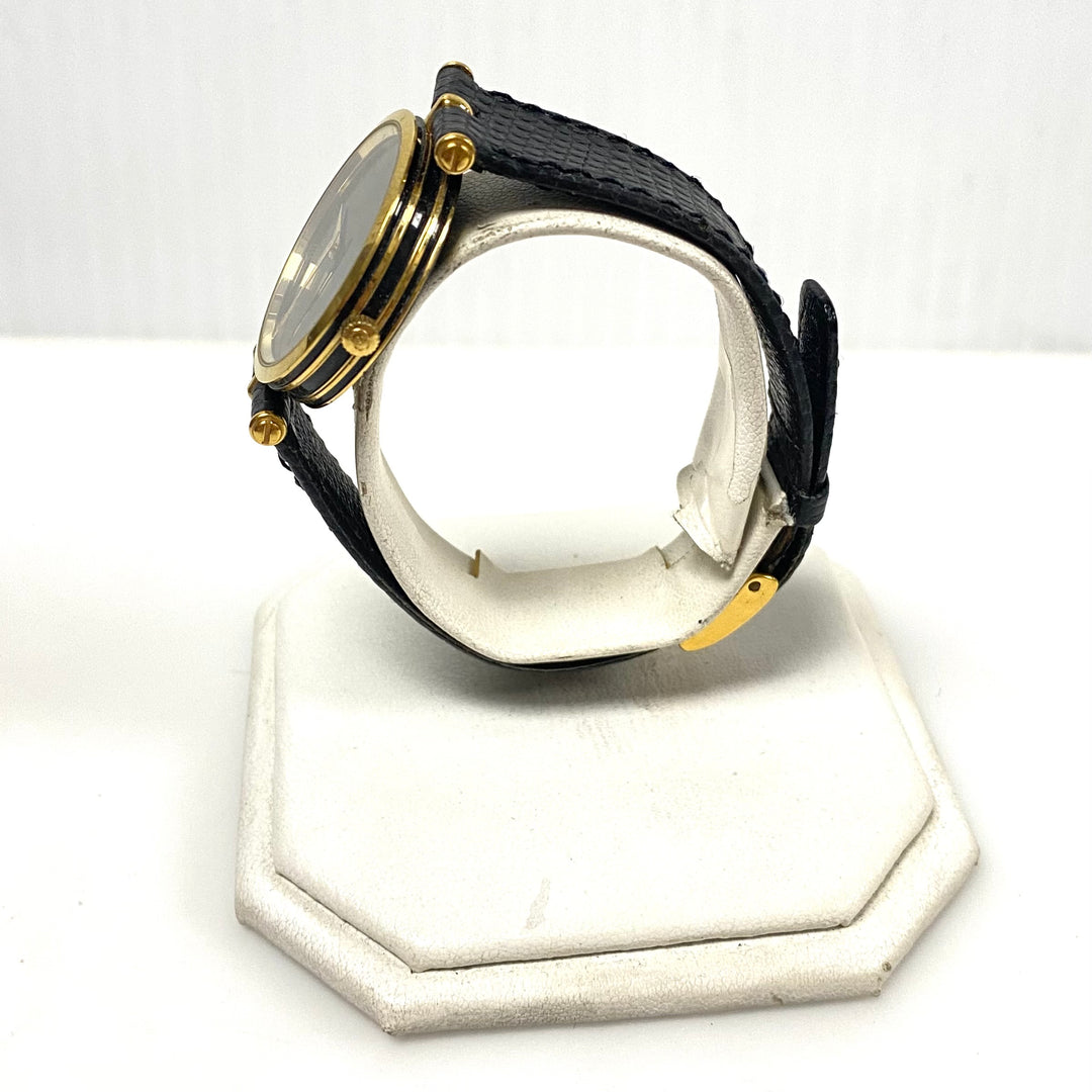 v782 Vintage Gucci Sherry Line Gold Plate 2000 Series Classic Luxury Wrist Watch