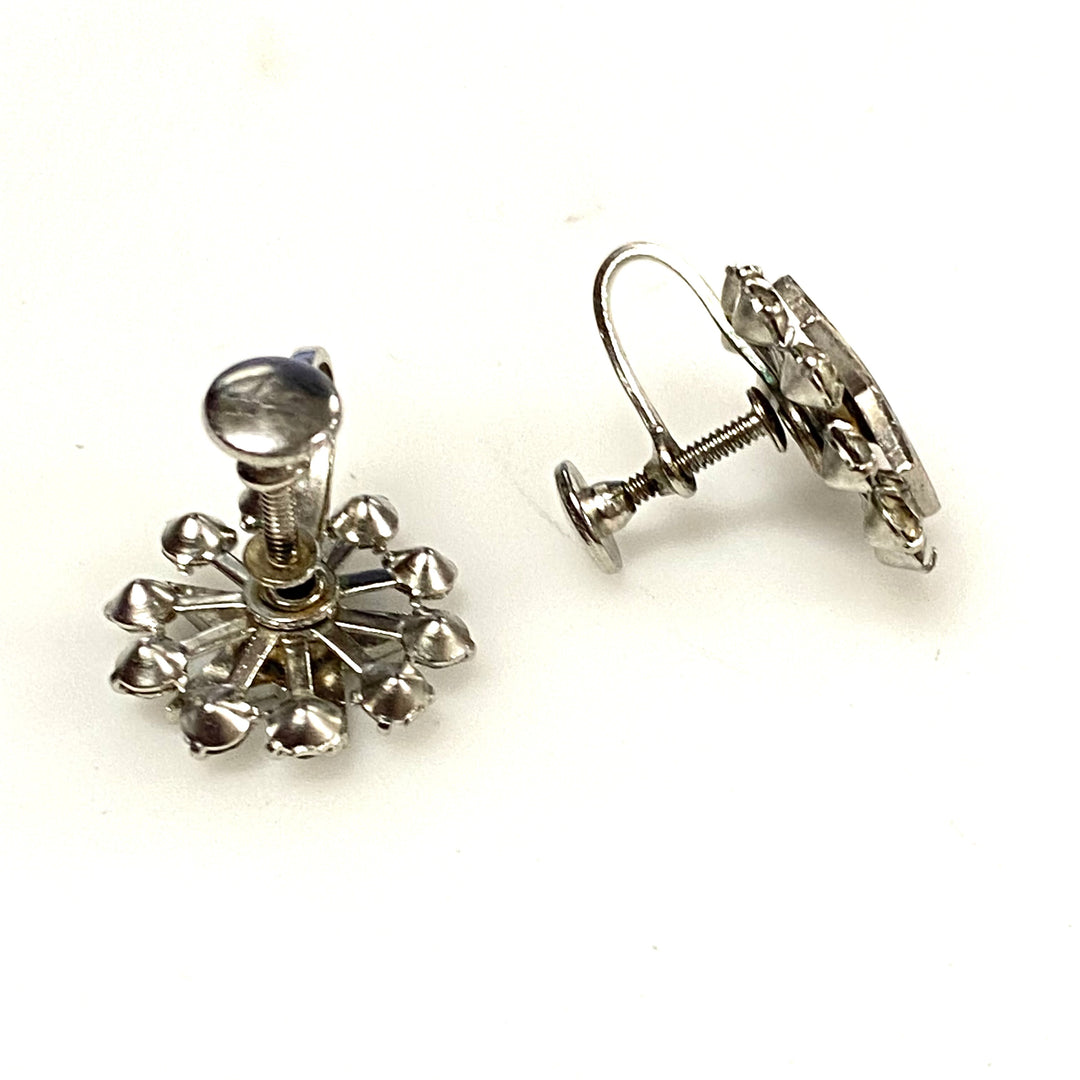 m791 Vintage Order of the Eastern Star (OES) Screw-back Earrings Masonic