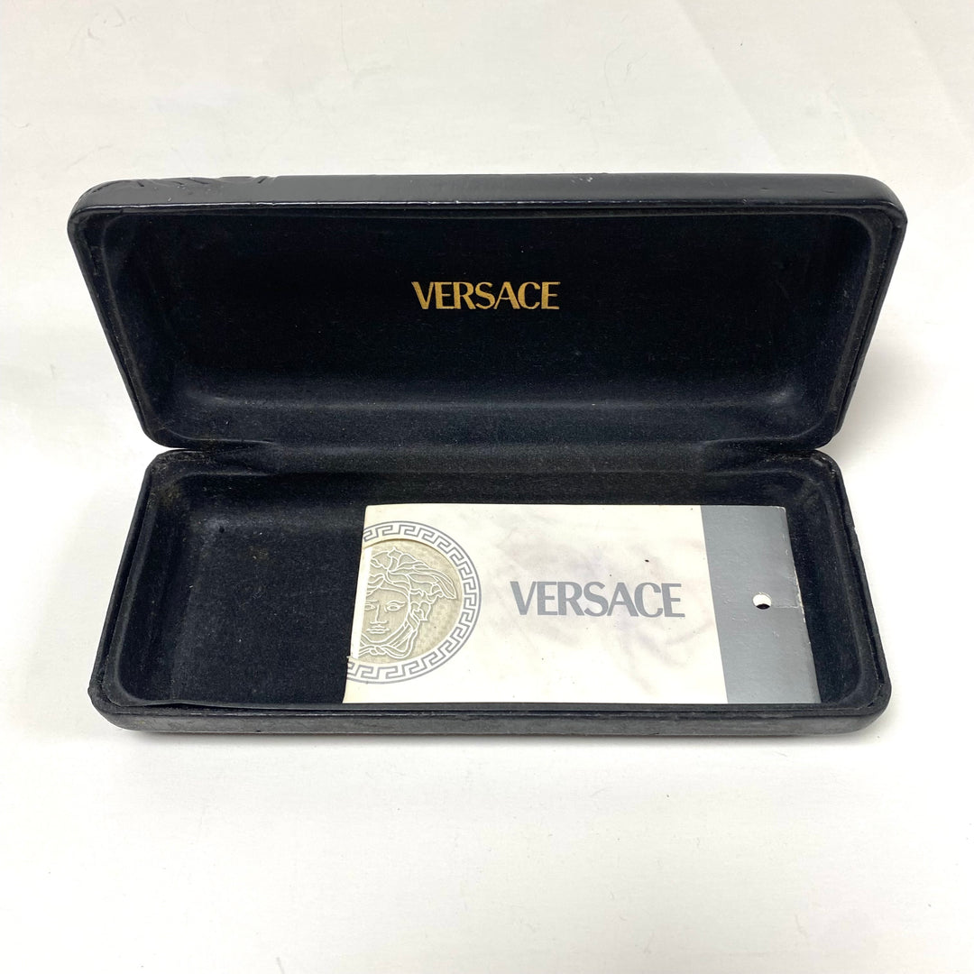m805 Vintage Versace Hard Clam-shell Sunglasses Case Certificate of Authenticity