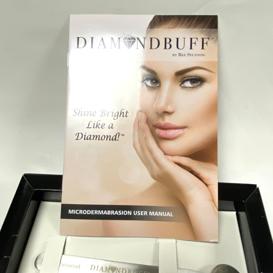 m817 DIAMONDBUFF microdermabrasion face exfoliator tool by Bee Stunning