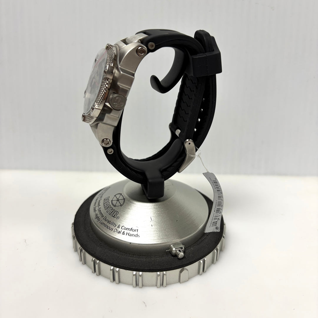 m856 Reactor Men's Meltdown Wrist Watch Style #72801 Black Carbon Fiber Pattern
