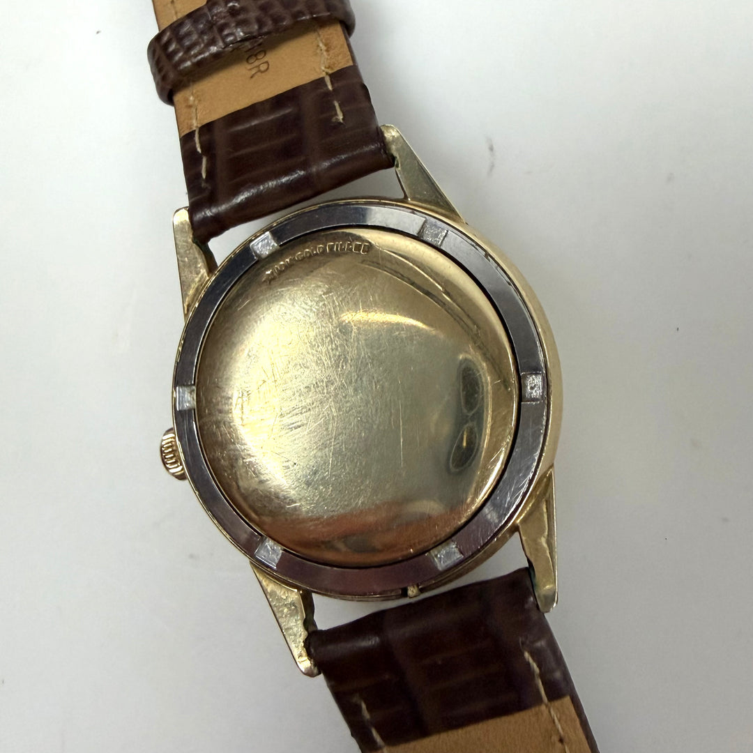 m857 Vintage 1950s Longines Automatic Dress Wrist Watch 10k Gold Filled