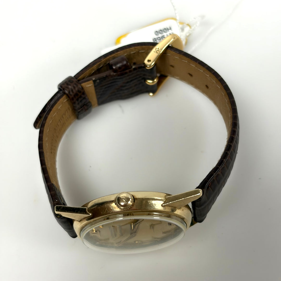 m857 Vintage 1950s Longines Automatic Dress Wrist Watch 10k Gold Filled