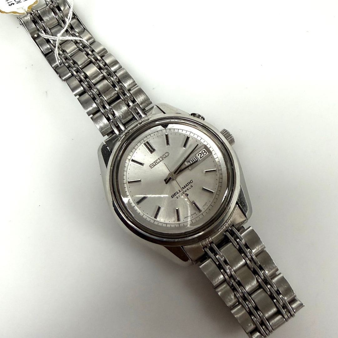 m859 Vintage Seiko Bell-Matic Automatic Alarm Wristwatch 4006 Caliber Movement