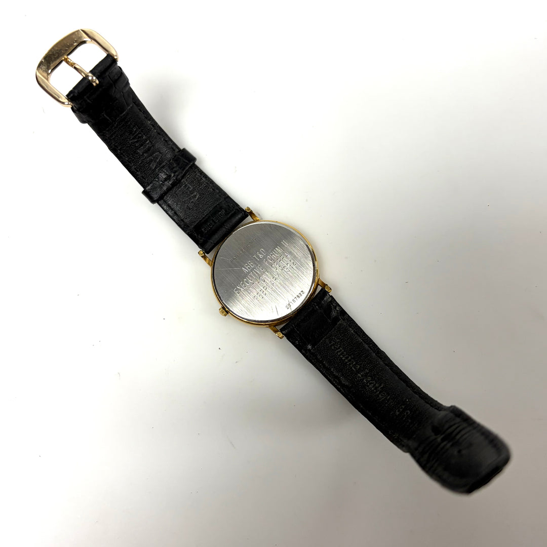 m860 Vintage Longines Quartz Dress Wrist Watch 156 Swiss 7231 Gold-plated Case
