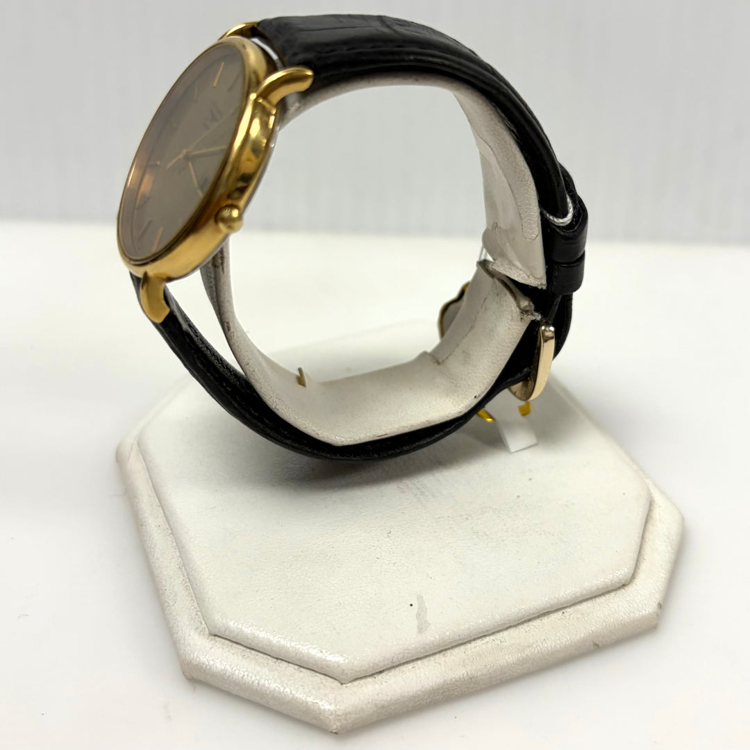 m860 Vintage Longines Quartz Dress Wrist Watch 156 Swiss 7231 Gold-plated Case