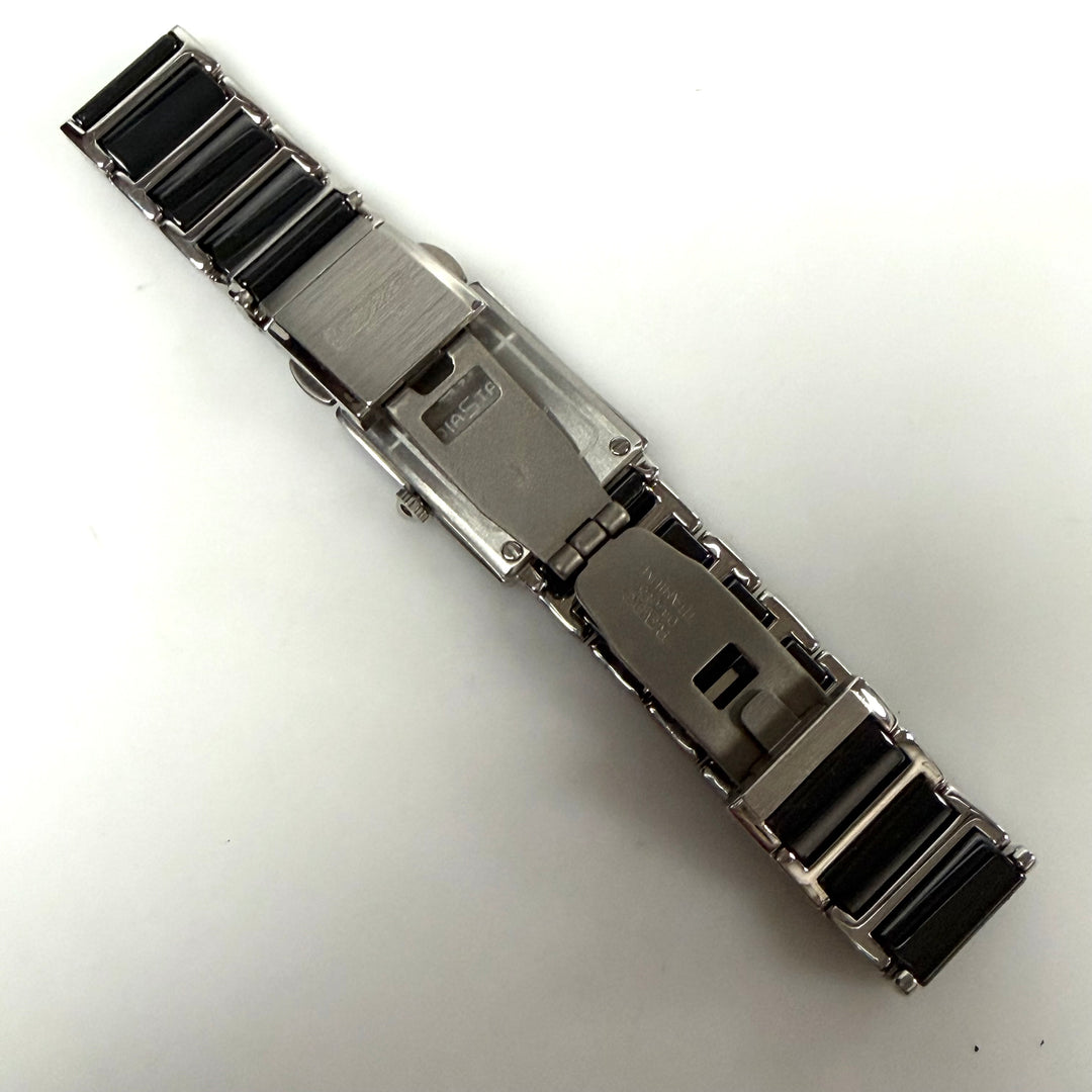 m863 Vintage Rado Integral Jubilé Luxury Black Mirror-finish DiaStar Wrist Watch
