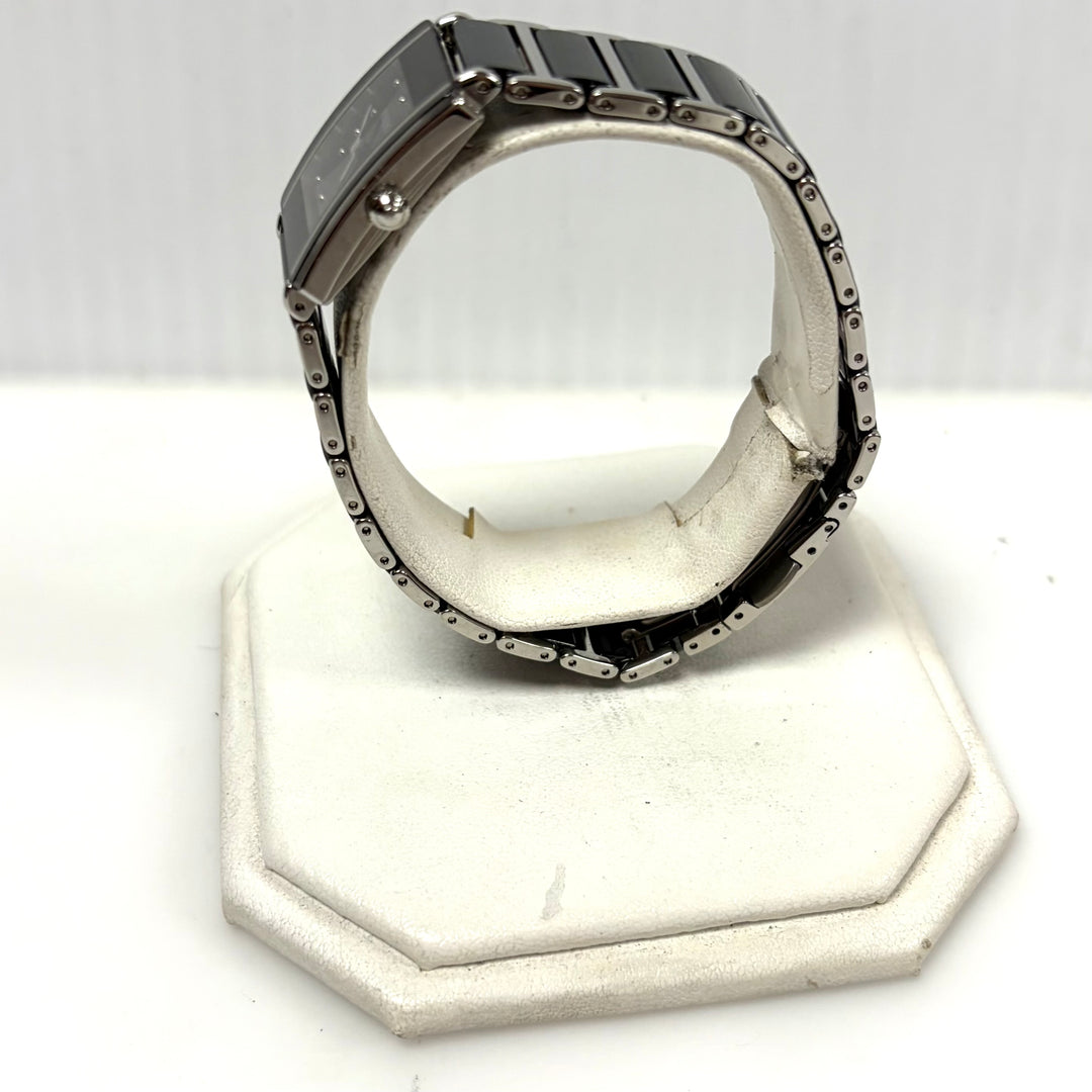 m863 Vintage Rado Integral Jubilé Luxury Black Mirror-finish DiaStar Wrist Watch