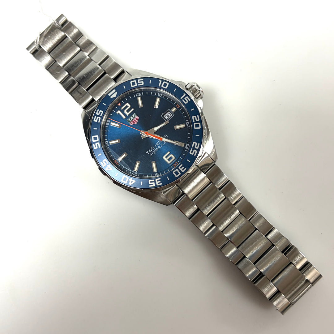 m866 TAG Heuer Formula 1 Quartz Model: WAZ1010 Sunray Blue Dial Men Wrist Watch
