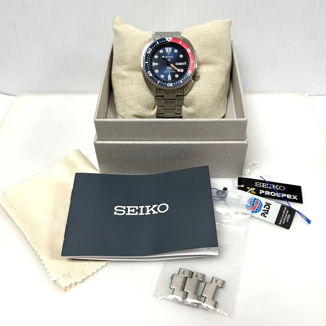 m869 Seiko Prospex PADI Special Edition "Turtle" Automatic Dive Watch SRPE99