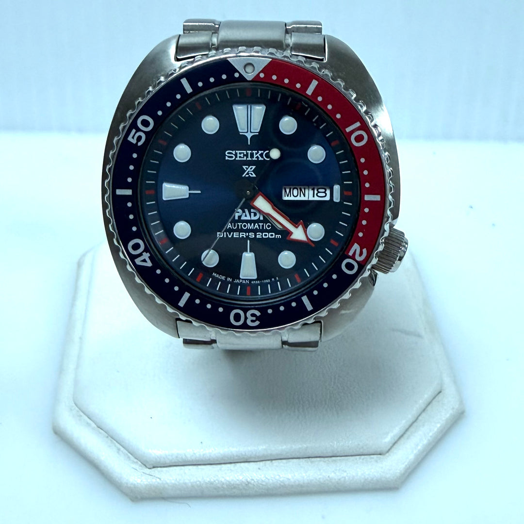 m869 Seiko Prospex PADI Special Edition "Turtle" Automatic Dive Watch SRPE99