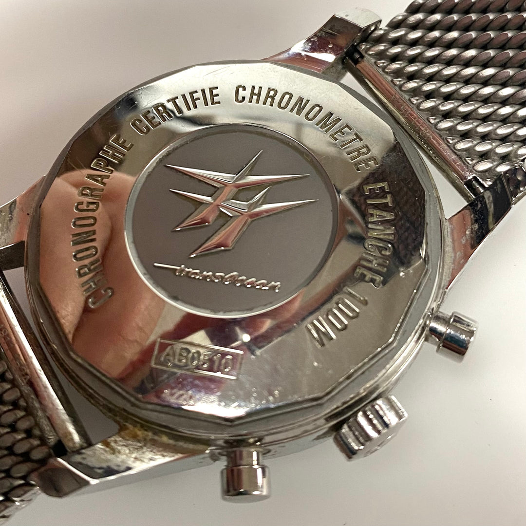 m871 Breitling Transocean Chronograph Unitime model AB0510 Men's Wrist Watch