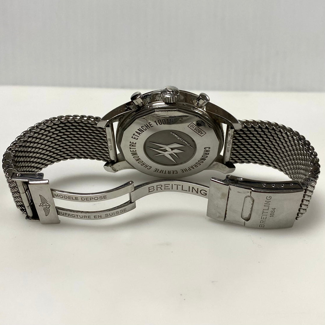 m871 Breitling Transocean Chronograph Unitime model AB0510 Men's Wrist Watch