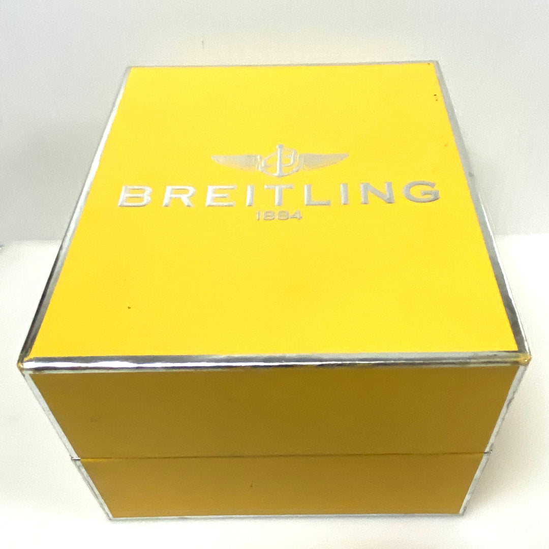 m873 Breitling Super Avenger II Model A13371 Chronograph Stainless Wrist Watch