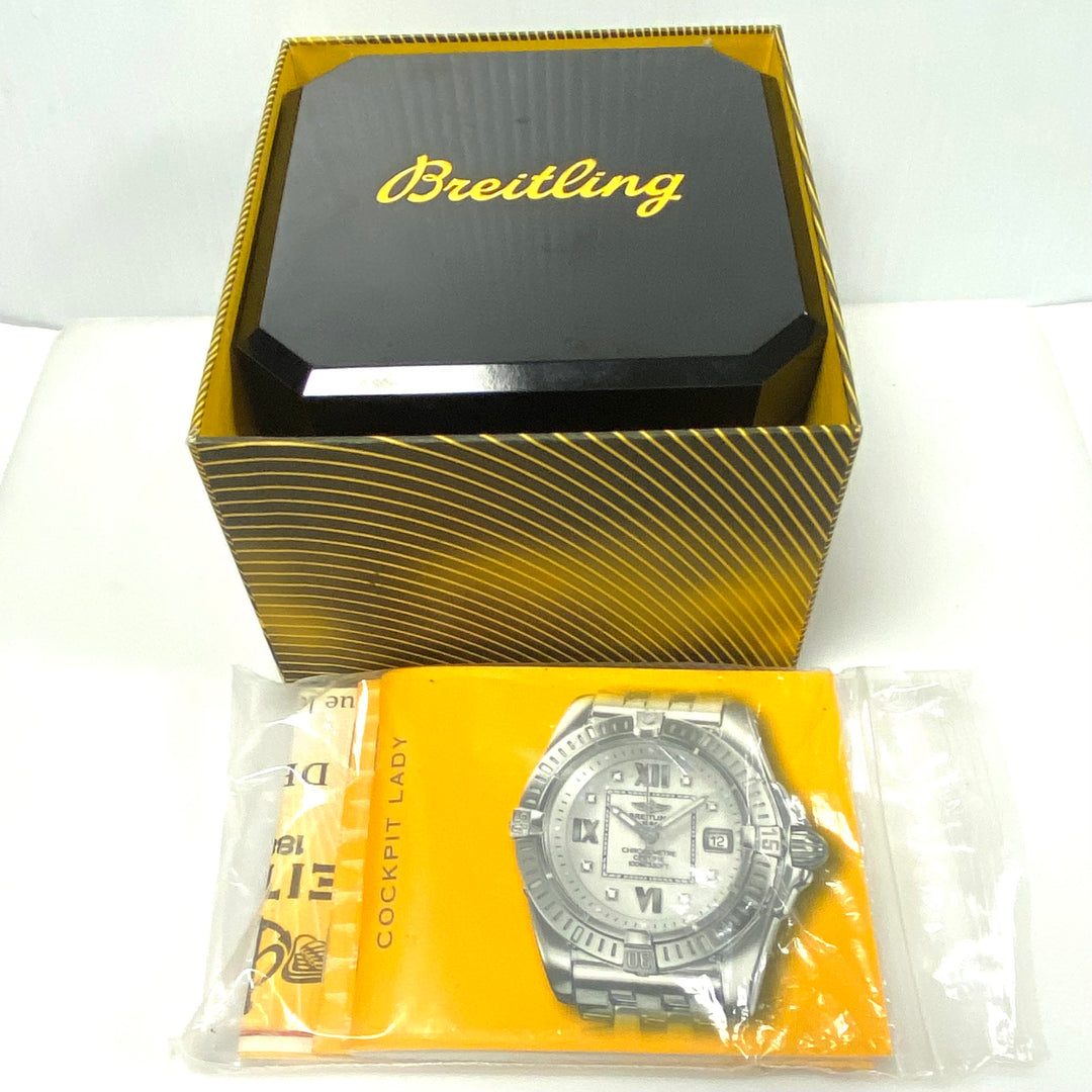 m874 Breitling Galactic 32 Cockpit Lady or Windrider Cockpit A71356 Wrist Watch