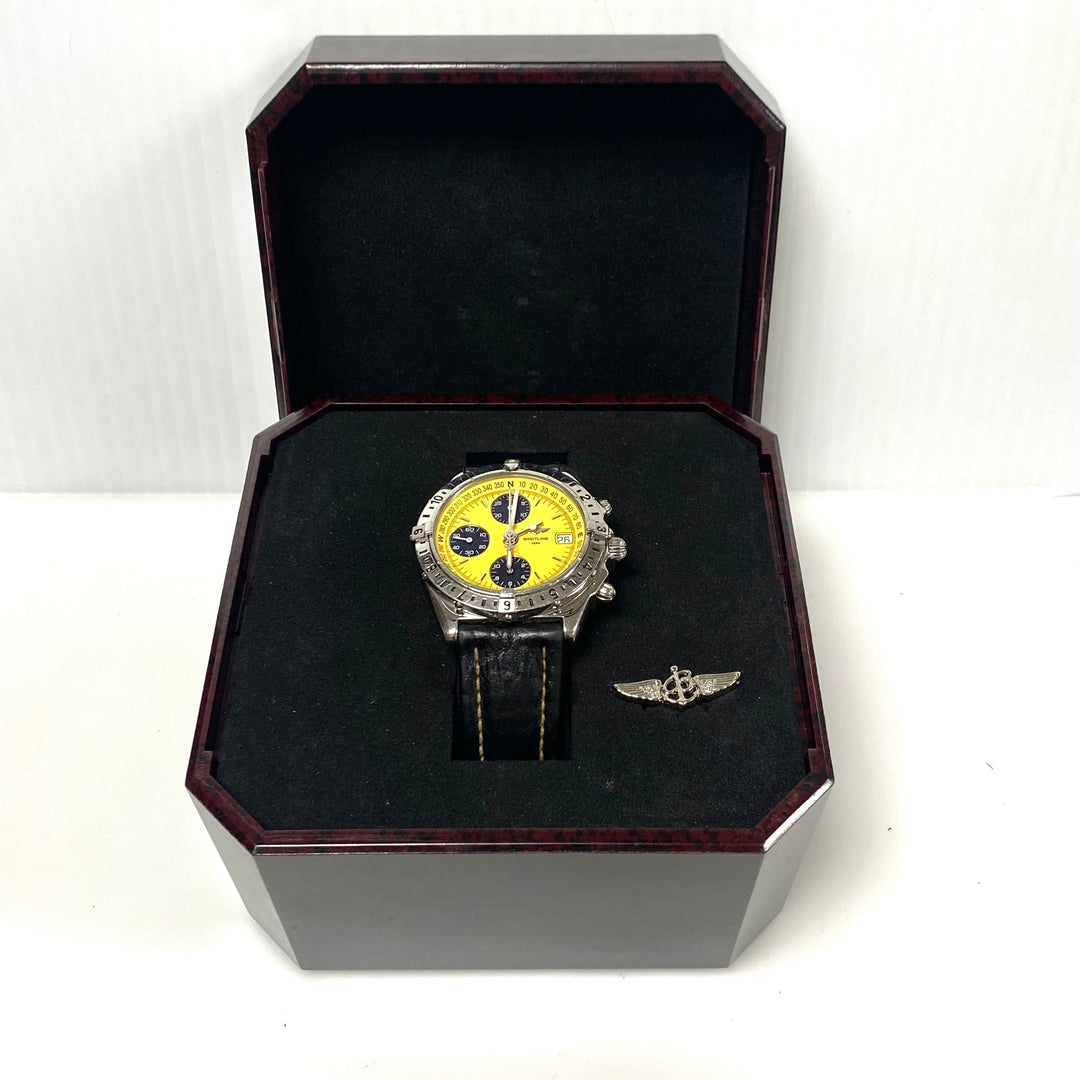 m875 Breitling Chronomat Longitude Model A20048 Specialized Chronograph Watch