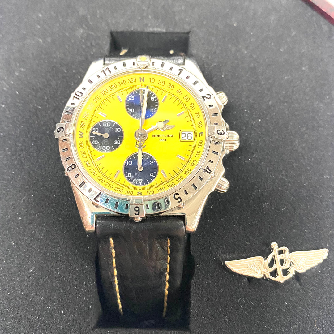 m875 Breitling Chronomat Longitude Model A20048 Specialized Chronograph Watch