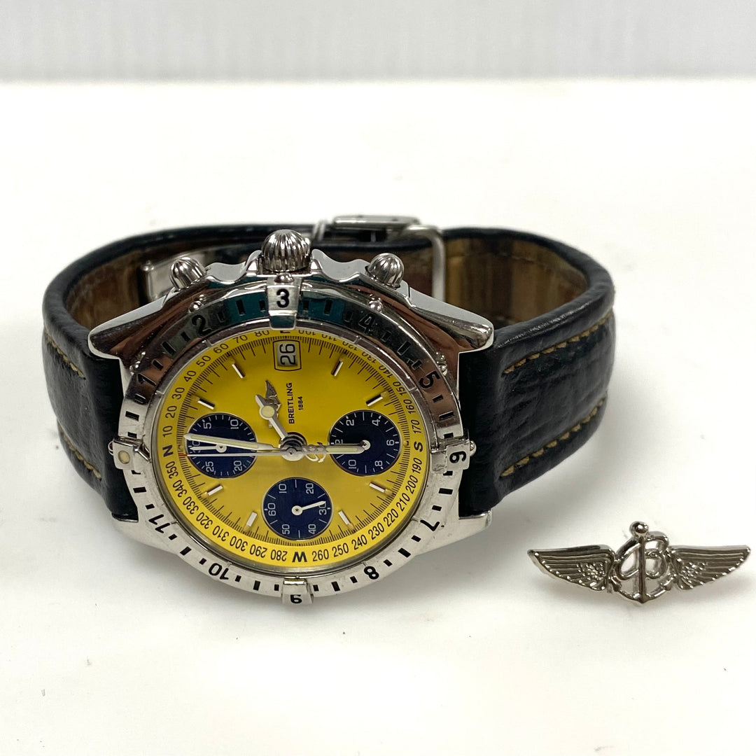 m875 Breitling Chronomat Longitude Model A20048 Specialized Chronograph Watch
