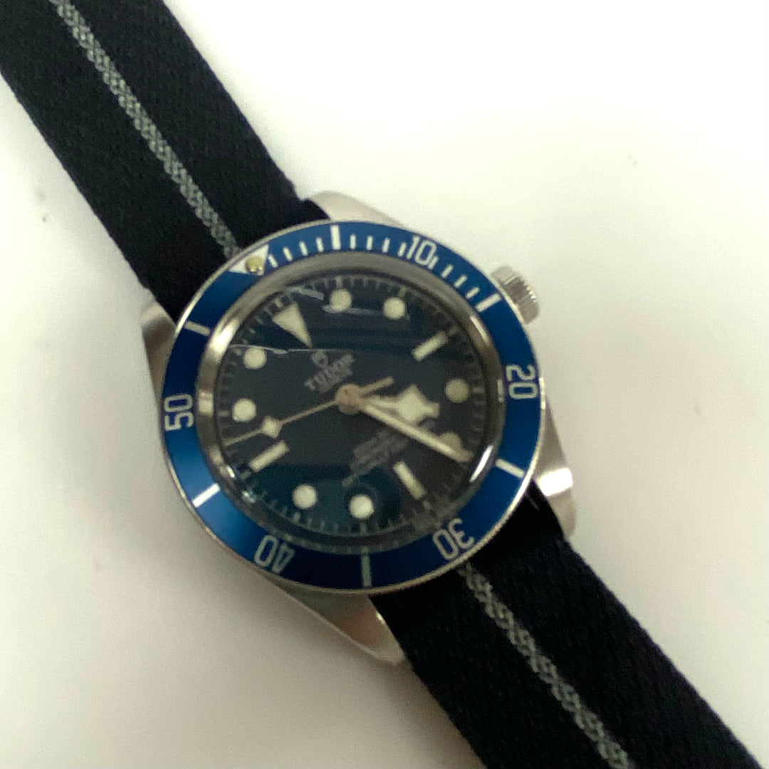 m876 Tudor Black Bay Fifty-Eight Modern Classic Diver Blue Dial Men Wrist Watch
