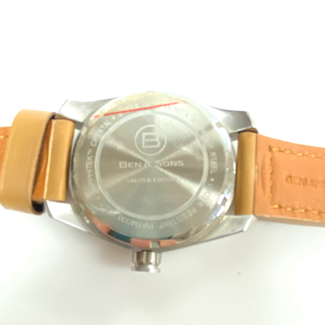 m884 Ben & Sons Limited Edition Men's Quartz Wrist Watch Aviation Style Design