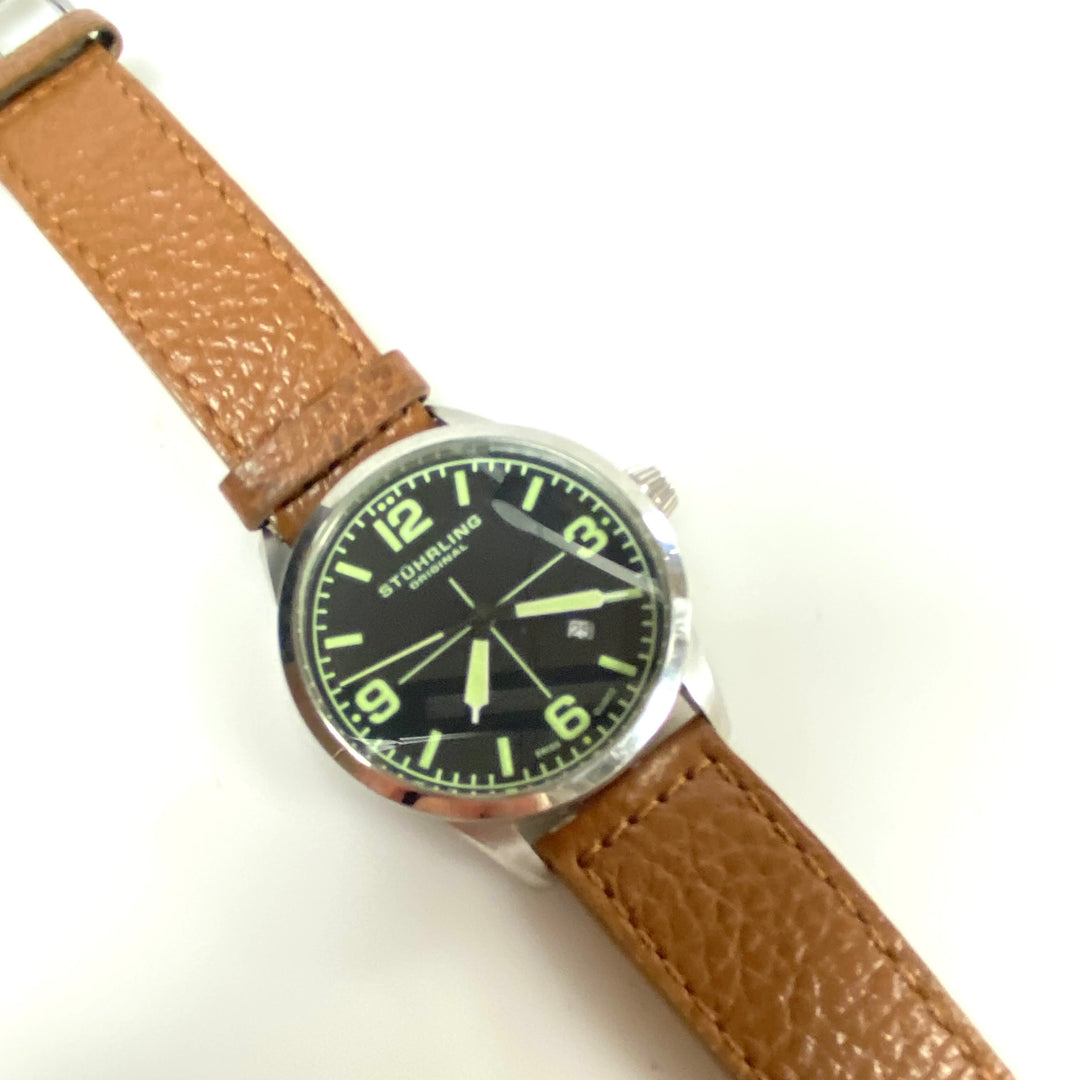 m885 Stührling Tuskegee Classic 449 Quartz 42mm Pilot-inspired Field Wrist Watch