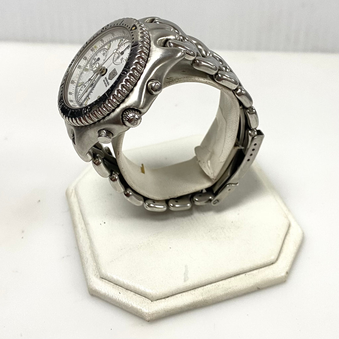 m887 vintage TAG Heuer S/el (Sports Elegance) Automatic Chronograph Wrist Watch