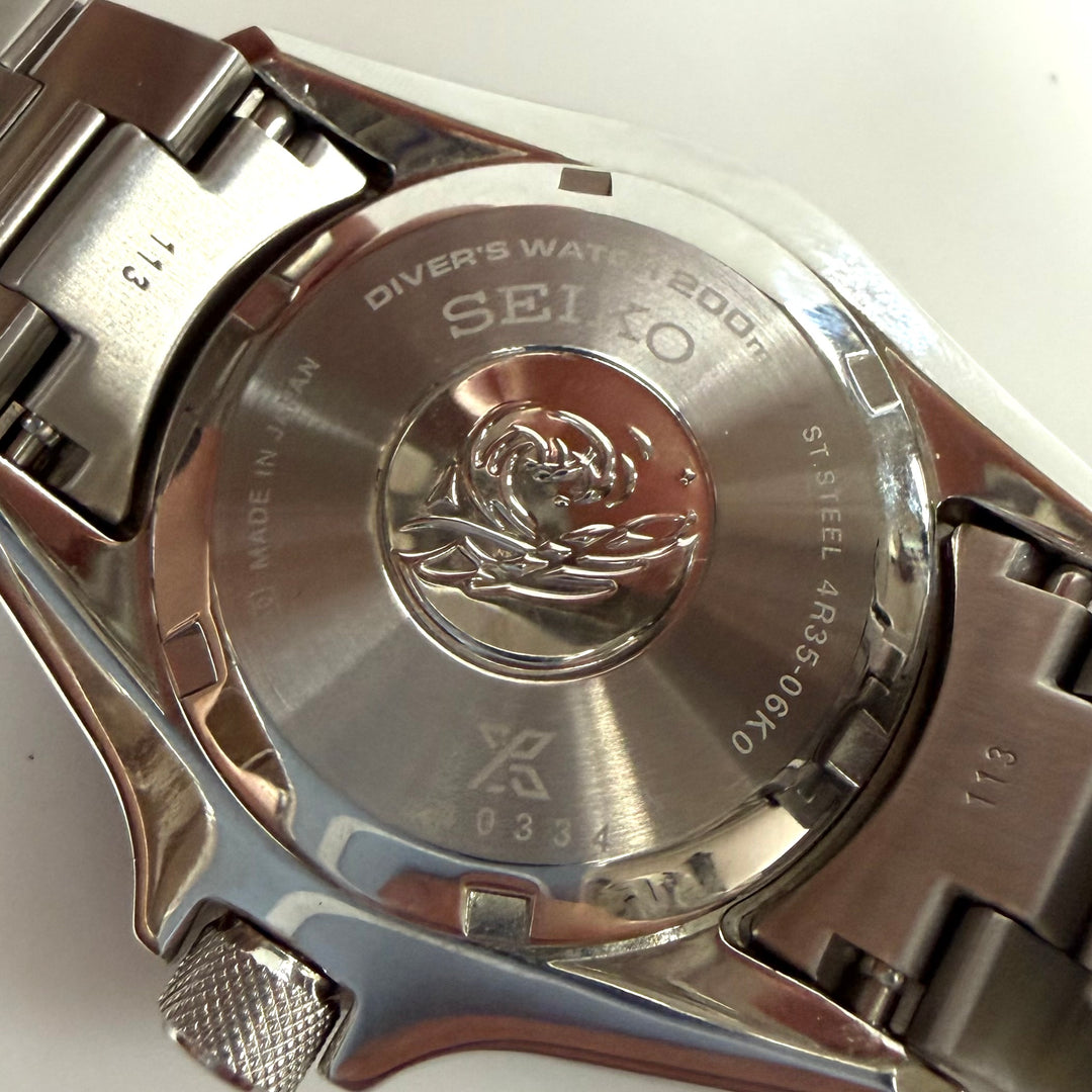 m902 Seiko Prospex "Red Samurai" Diver Men's Wrist Watch Automatic Japan Mov't