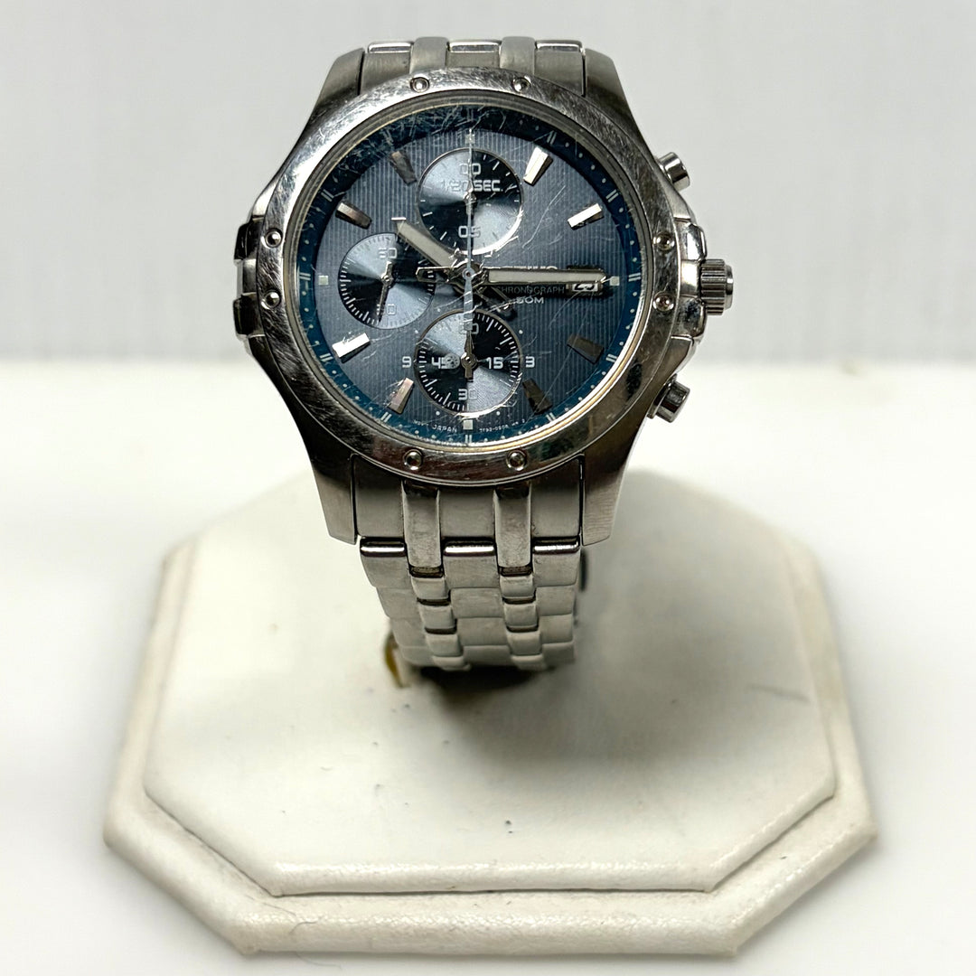 m920 Vintage Seiko Le Grand Chronograph SNDC97 Stainless Steel Second Stop Watch