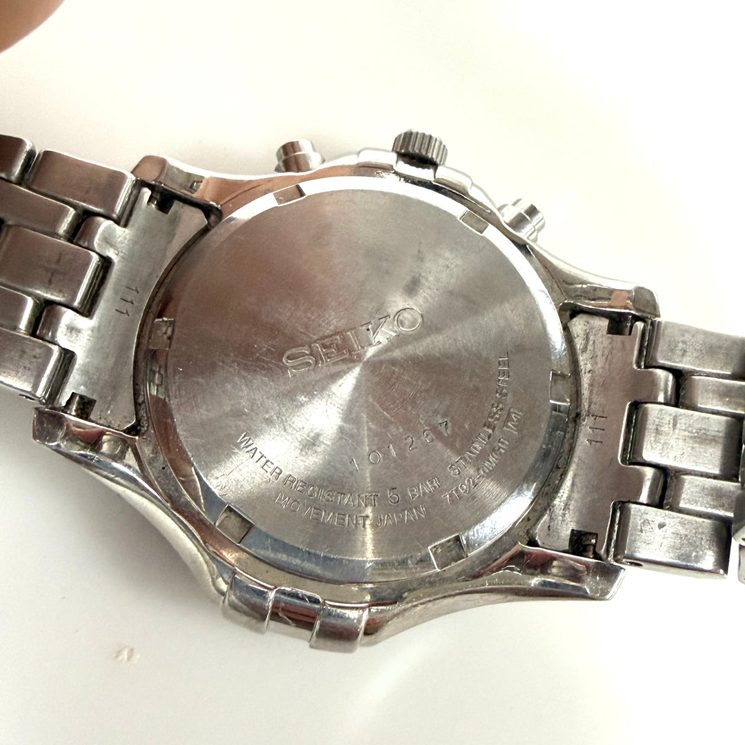 m920 Vintage Seiko Le Grand Chronograph SNDC97 Stainless Steel Second Stop Watch