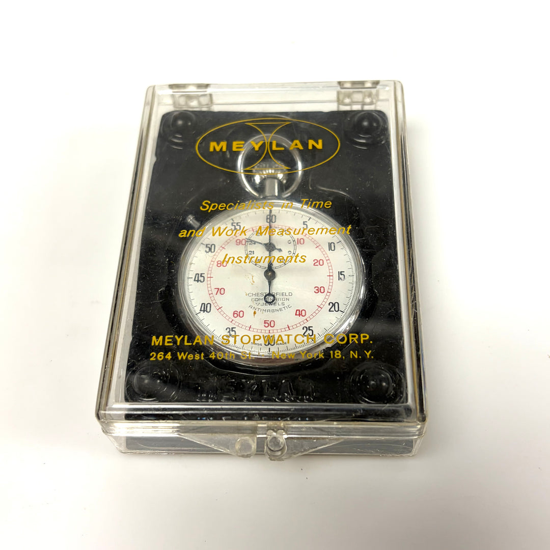 m925 Vintage Chesterfield Dolmy Mechanical Wind-up Stopwatch Swiss-made Movement