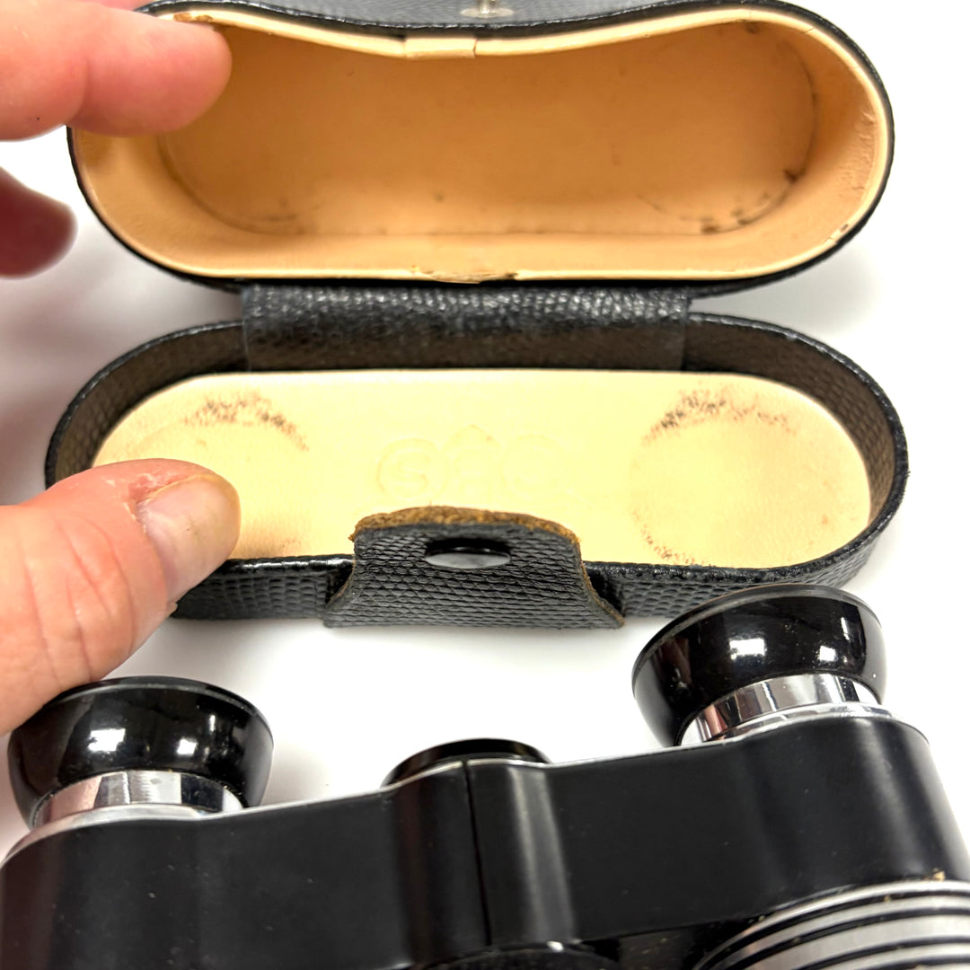 m926 Vintage Beck Kassel CBS Rubin 3x Opera Glasses Binoculars made in Germany
