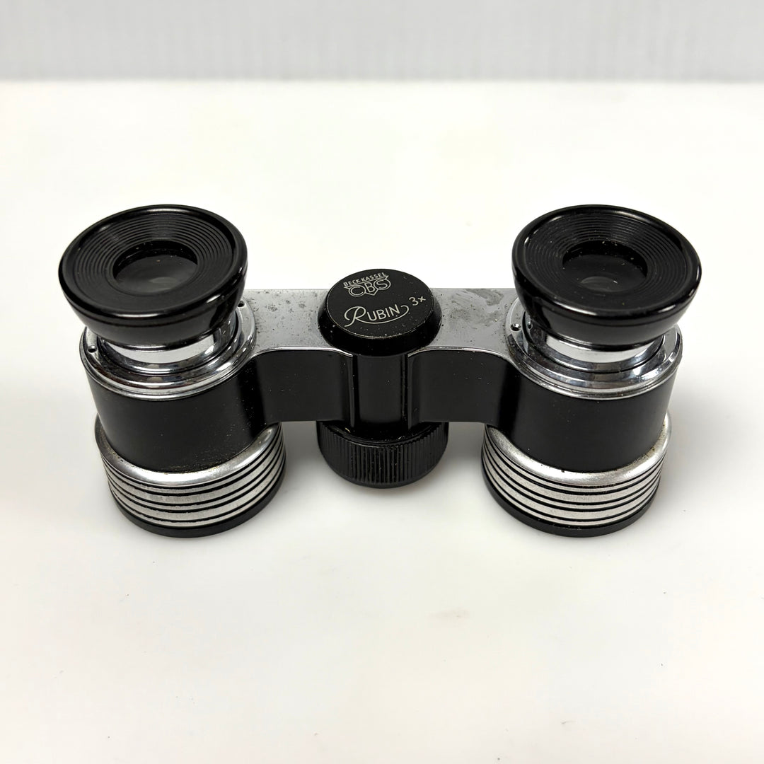 m926 Vintage Beck Kassel CBS Rubin 3x Opera Glasses Binoculars made in Germany