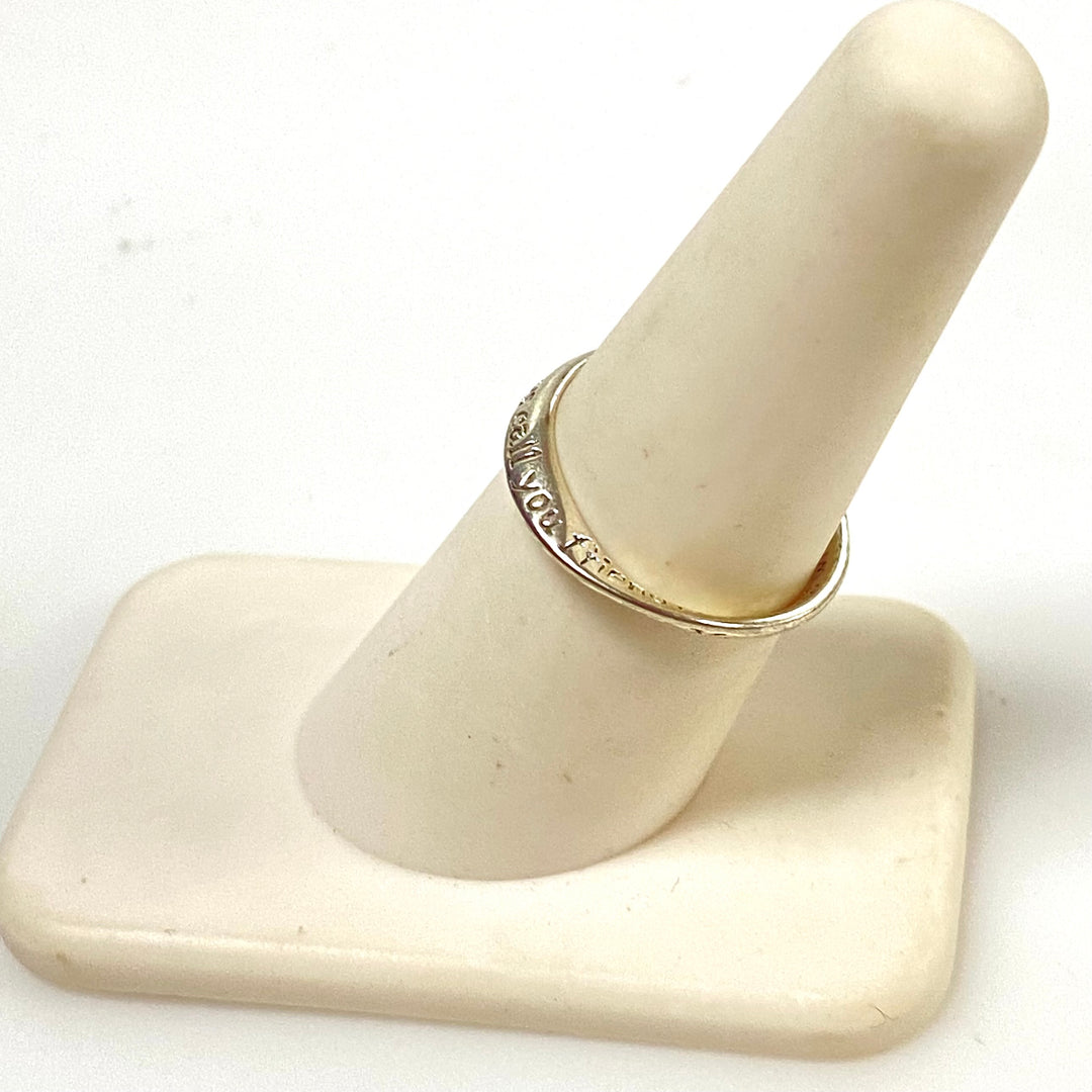 m942 "Dear Friend" ForeveRing™ Mobius Twist Ring manufactured by Dicksons Gift 7