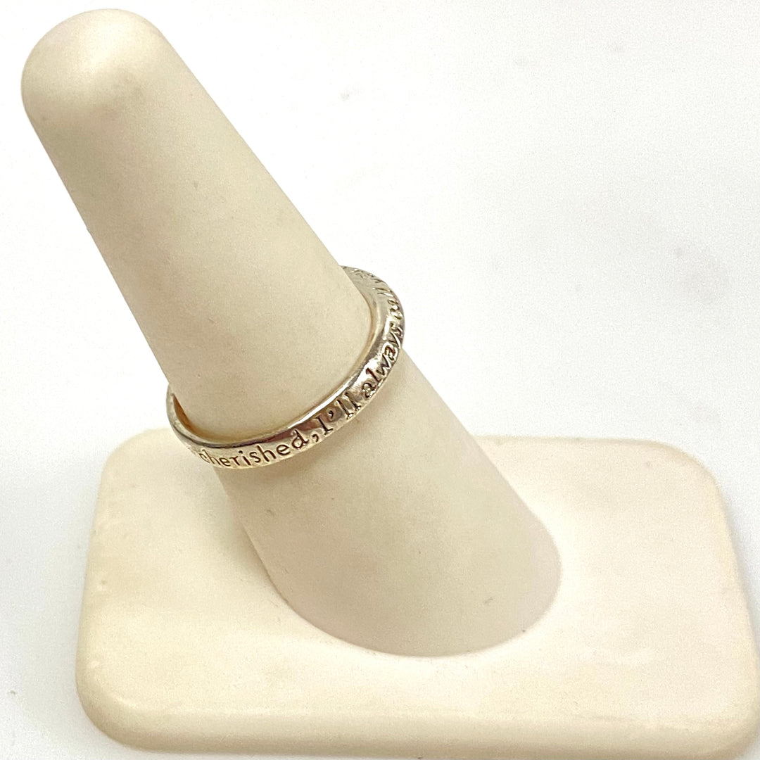 m942 "Dear Friend" ForeveRing™ Mobius Twist Ring manufactured by Dicksons Gift 7