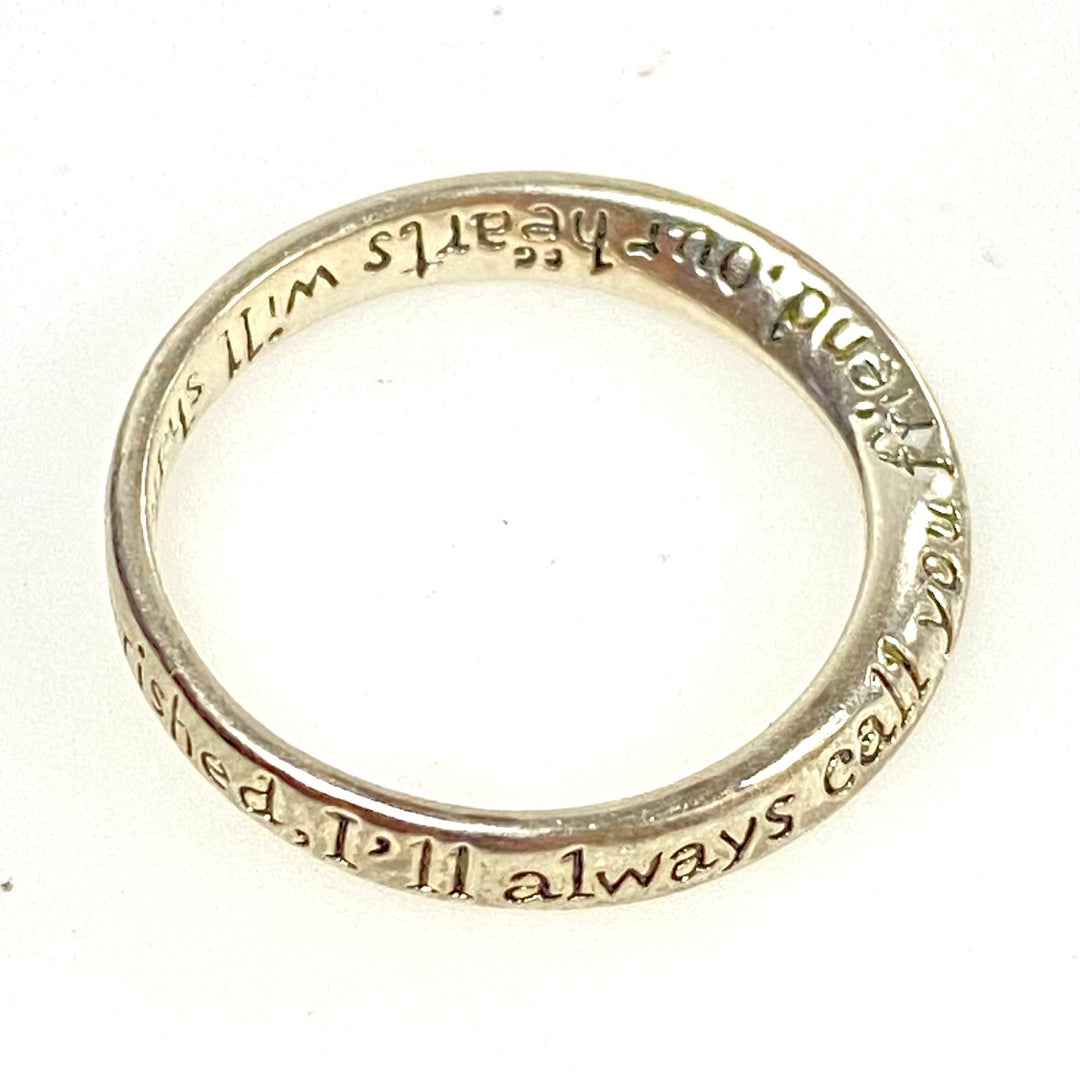 m942 "Dear Friend" ForeveRing™ Mobius Twist Ring manufactured by Dicksons Gift 7