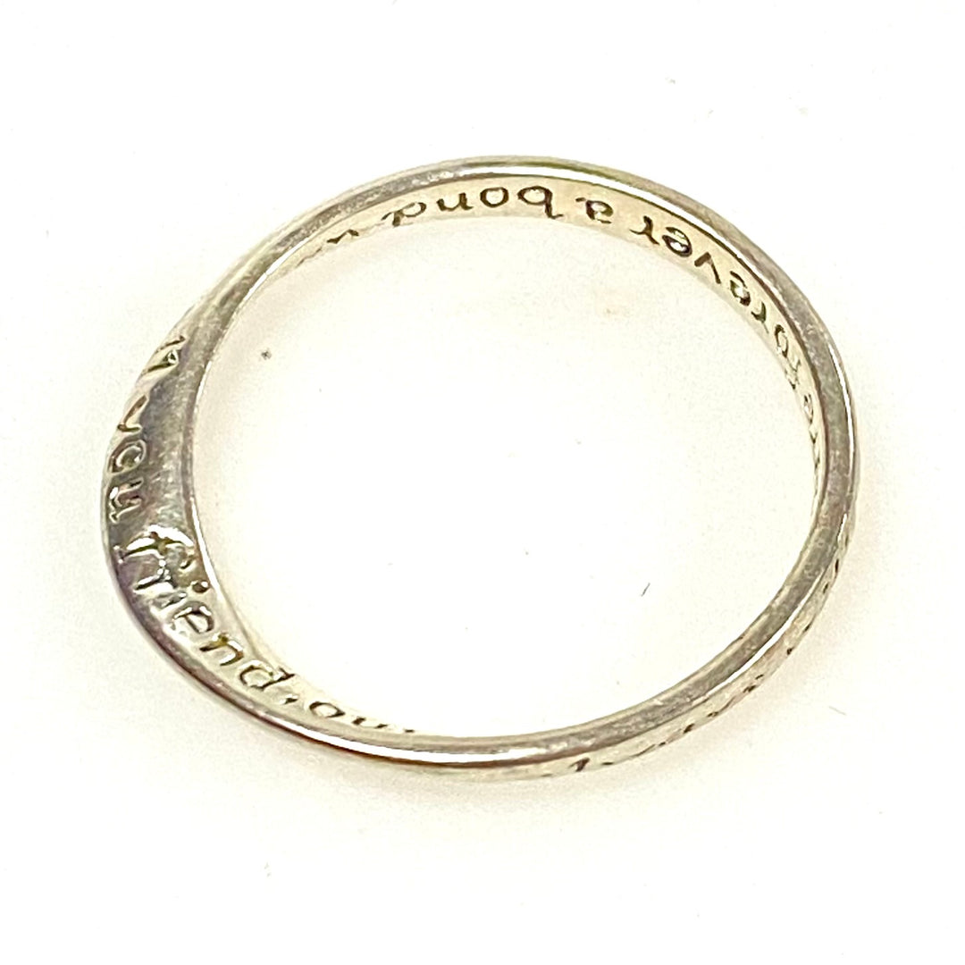 m942 "Dear Friend" ForeveRing™ Mobius Twist Ring manufactured by Dicksons Gift 7