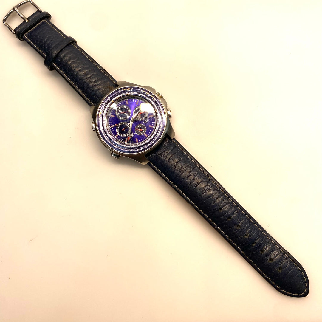 m943 Vintage Invicta Multi-Function Advanced Tracking Pilot Wrist Watch M#3062