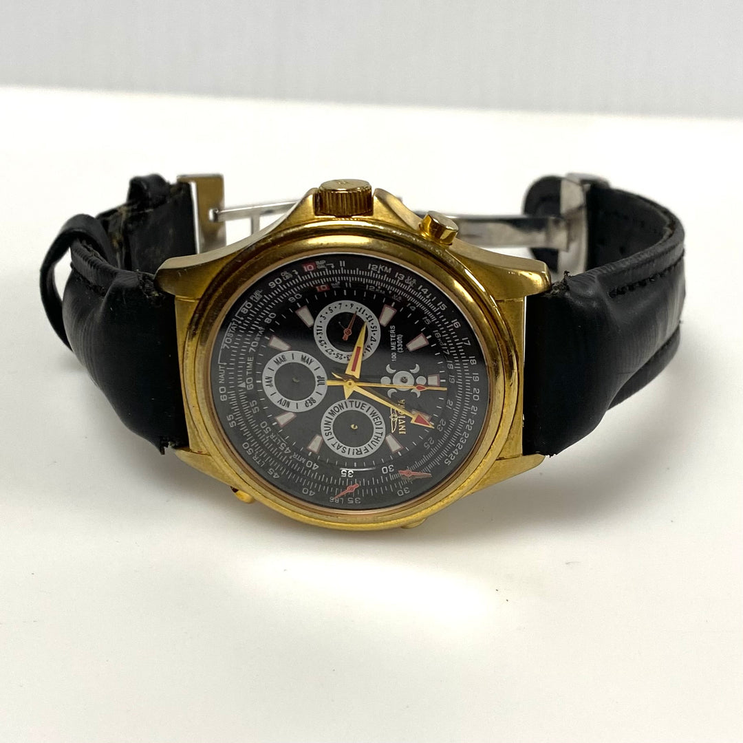 m944 Invicta Model 3057 Quartz II Collection Pilot / Vintage Series Wrist Watch