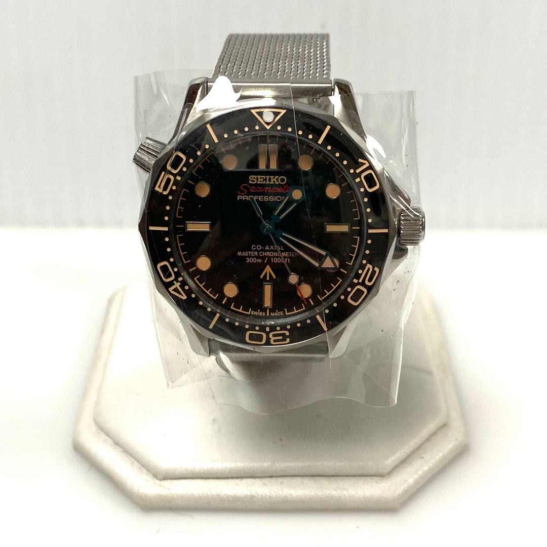 m960 Custom Seiko Seamaster Mod "No Time To Die" Edition James Bond Wrist Watch