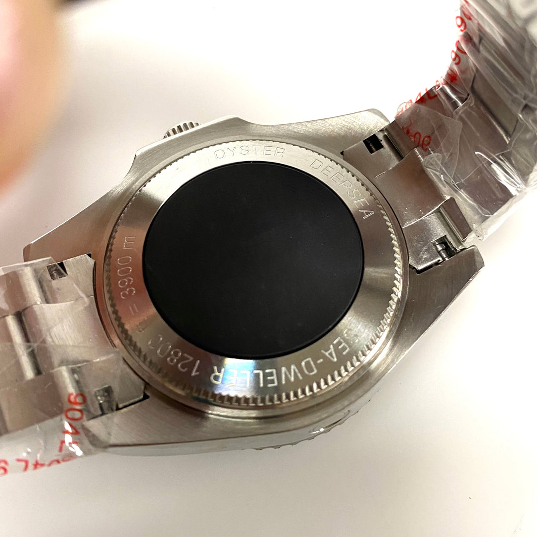 m961 Seiko Mod "Oyster Deepsea Sea-Dweller" 12800ft Stainless Steel Wrist Watch