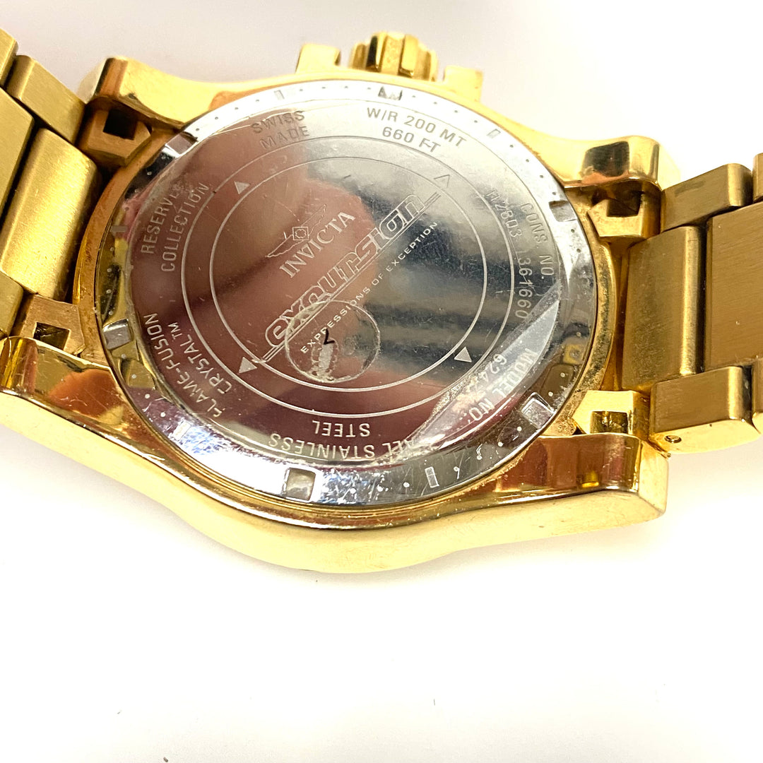 m964 Invicta Reserve Excursion Model 6247 men's quartz wrist watch 50mm case