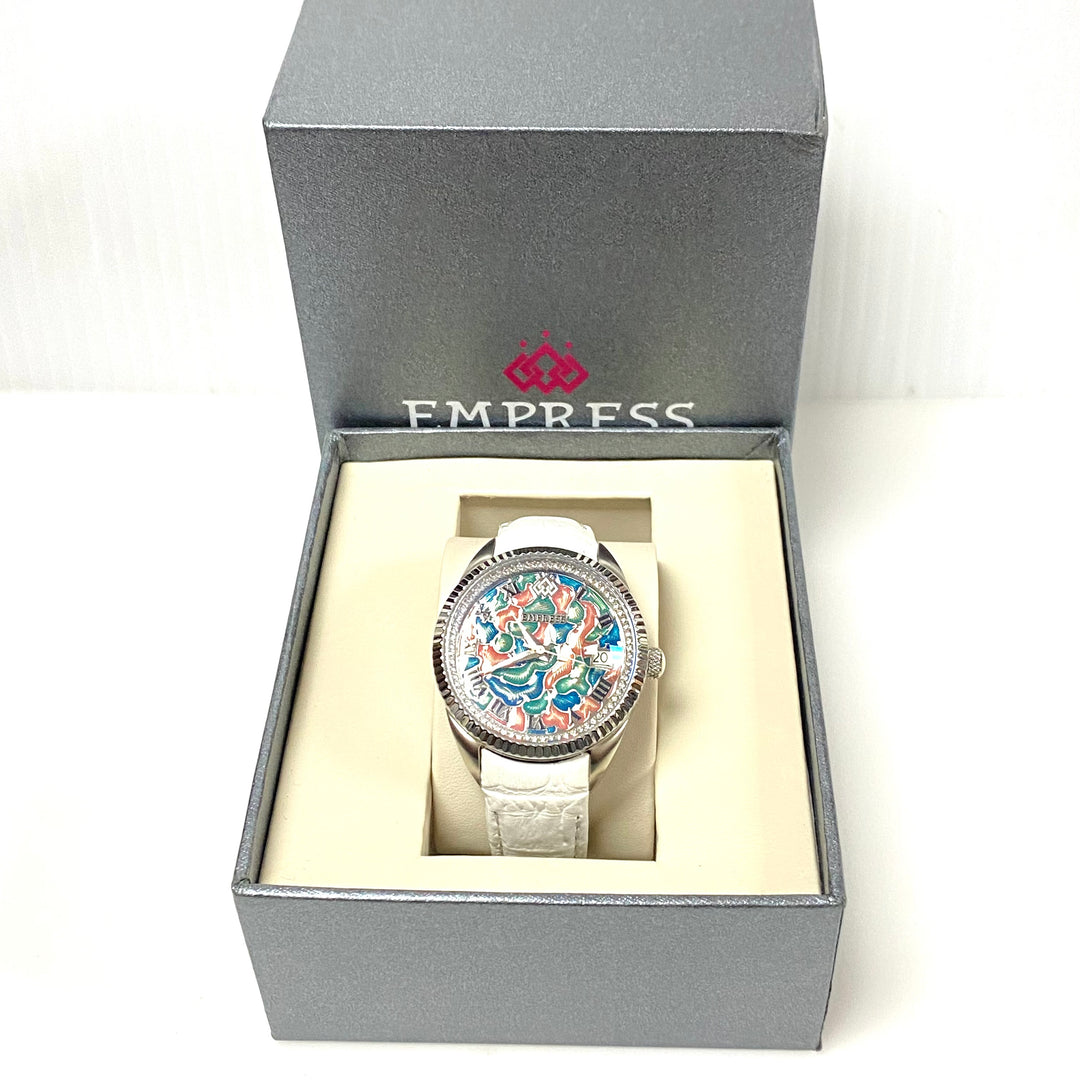 m969 Empress Helena Custom Vitreous Enamel Automatic Wrist Watch model EMPEM1804