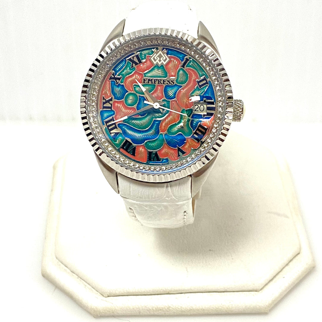 m969 Empress Helena Custom Vitreous Enamel Automatic Wrist Watch model EMPEM1804
