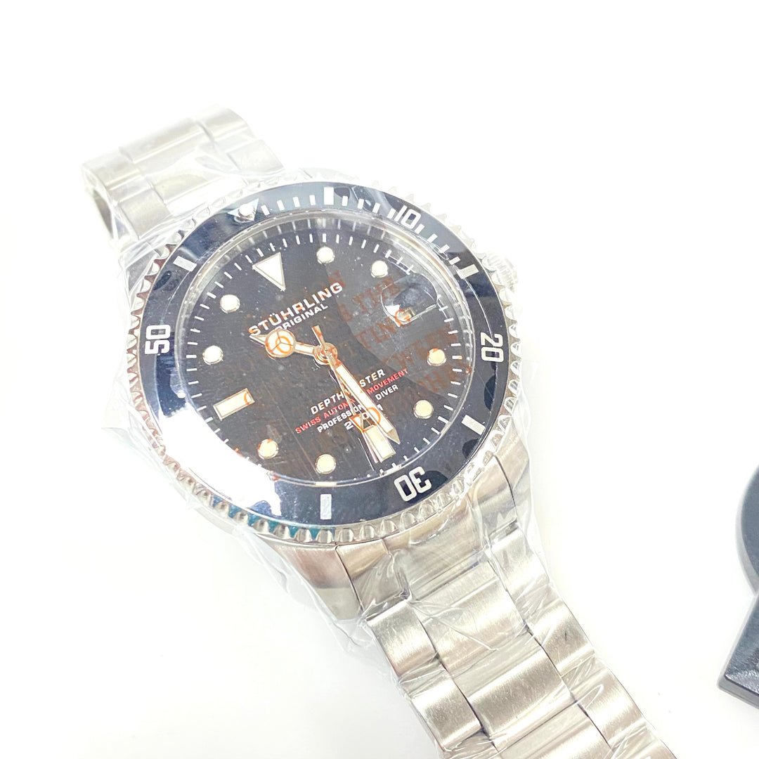 m976 Stührling Depthmaster Heritage 42mm Swiss Automatic Professional Watch