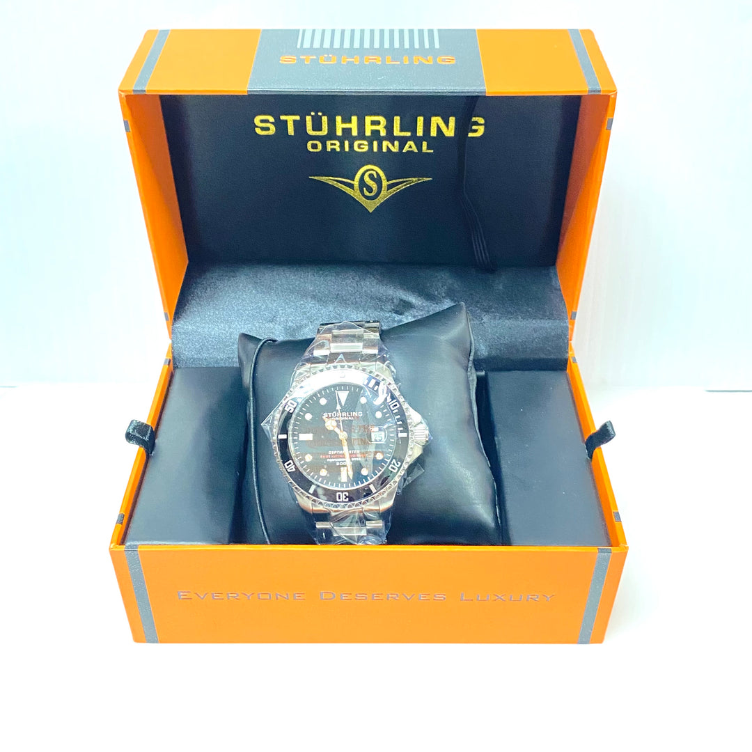 m976 Stührling Depthmaster Heritage 42mm Swiss Automatic Professional Watch
